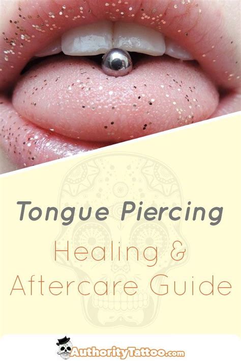 discharge from tongue piercing|Tongue Piercing Healing: Day By Day Aftercare